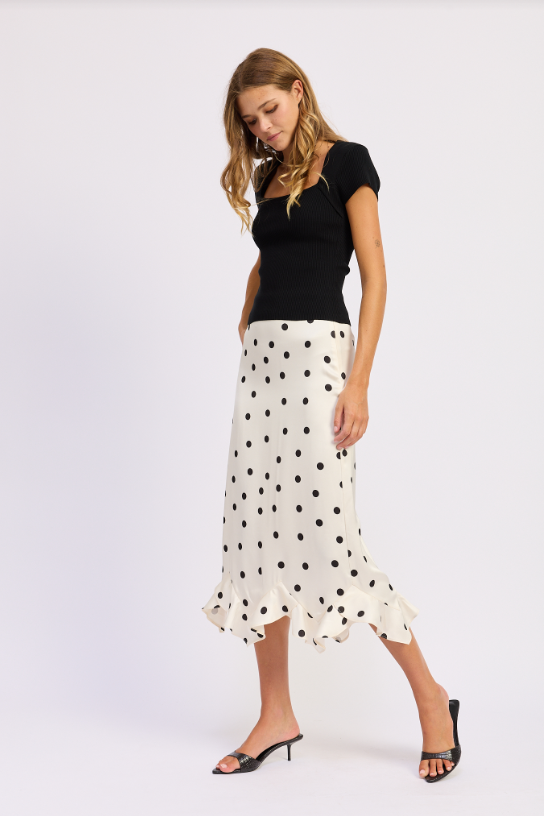 Abigail Midi Slip Skirt