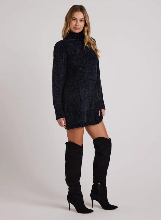 TURTLE NECK SWEATER DRESS