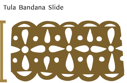 Tula Brass Bandana Slide Ring