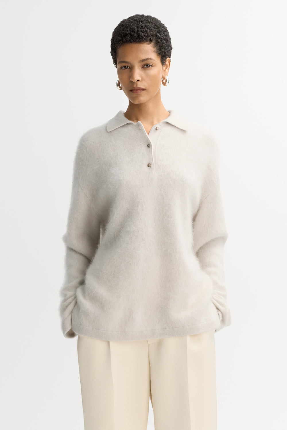 Brushed Polo shirt