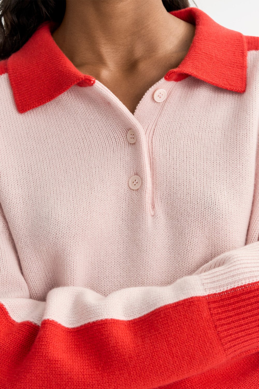 Color Block Polo Shirt