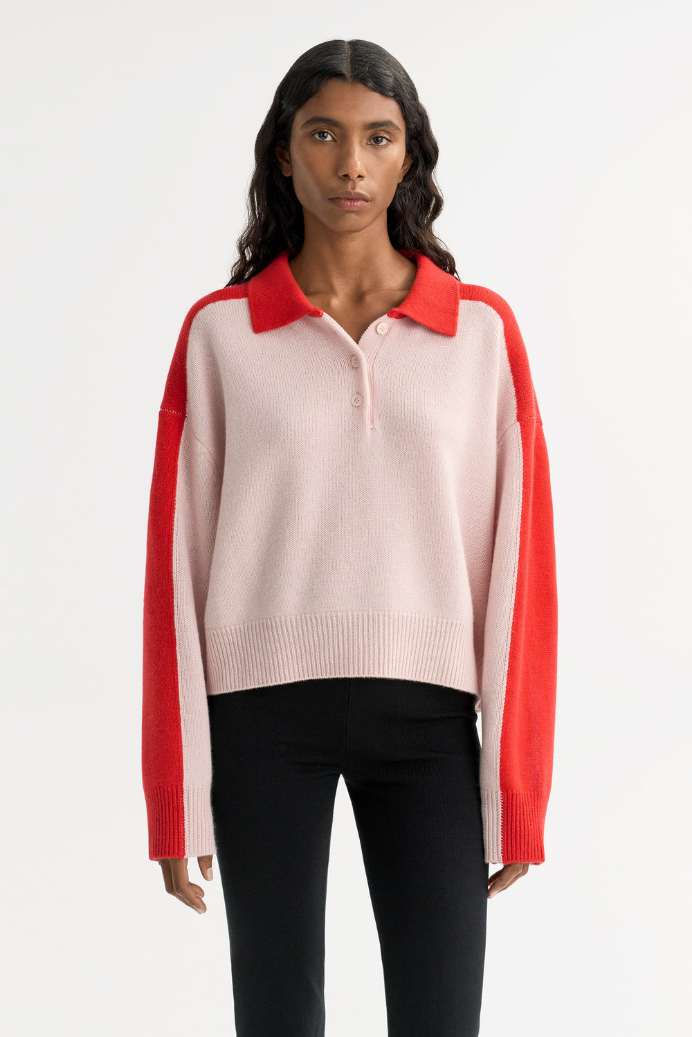 Color Block Polo Shirt