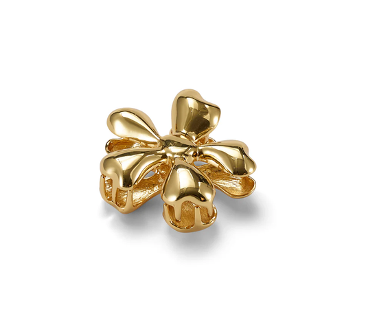 Gold Flower HAIR CLIP: Gold / Big