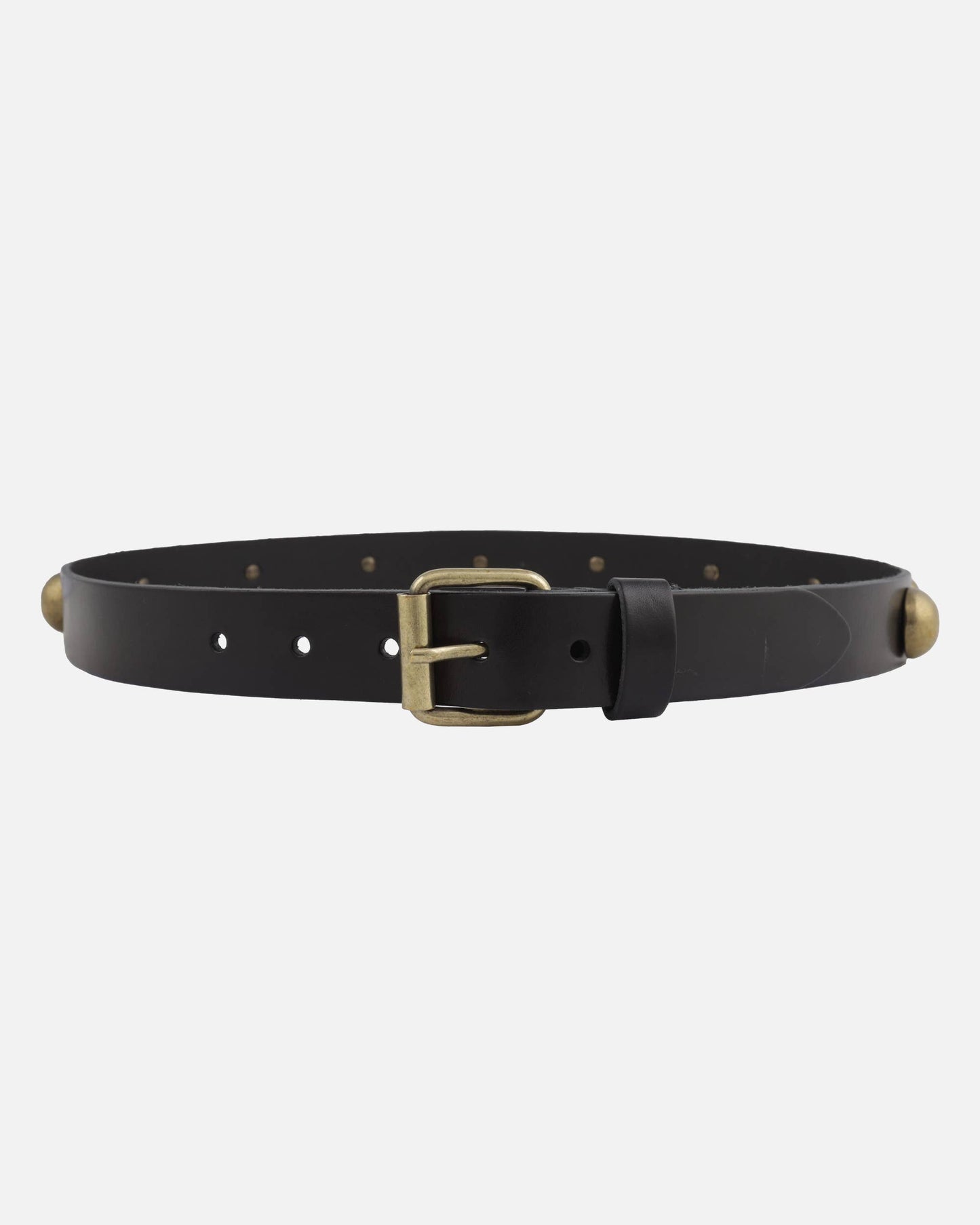 Black Skinny Design Leather Belt Women | MADE TO ORDER
