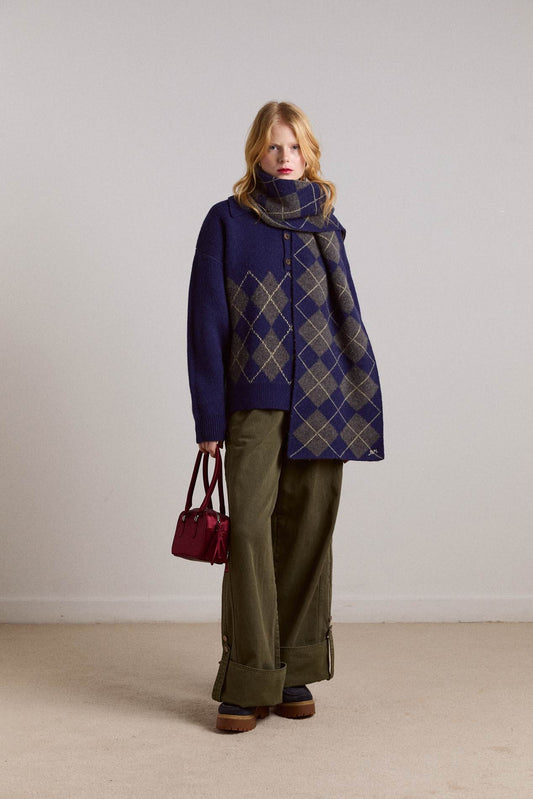 Saskia Slouchy Rugby Jumper