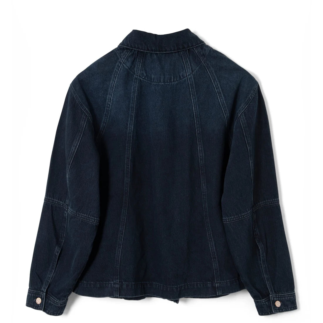 Finella Denim Shirt - Wavy Seams