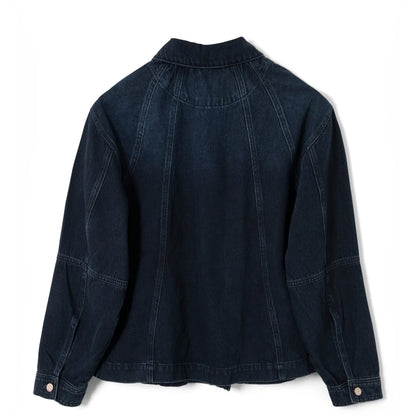 Finella Denim Shirt - Wavy Seams
