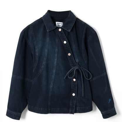 Finella Denim Shirt - Wavy Seams