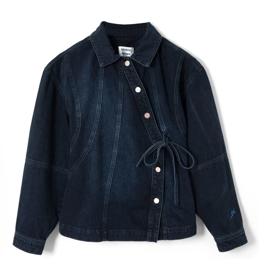 Finella Denim Shirt - Wavy Seams