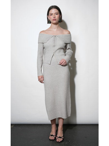 Gabrielle Knit Midi Skirt