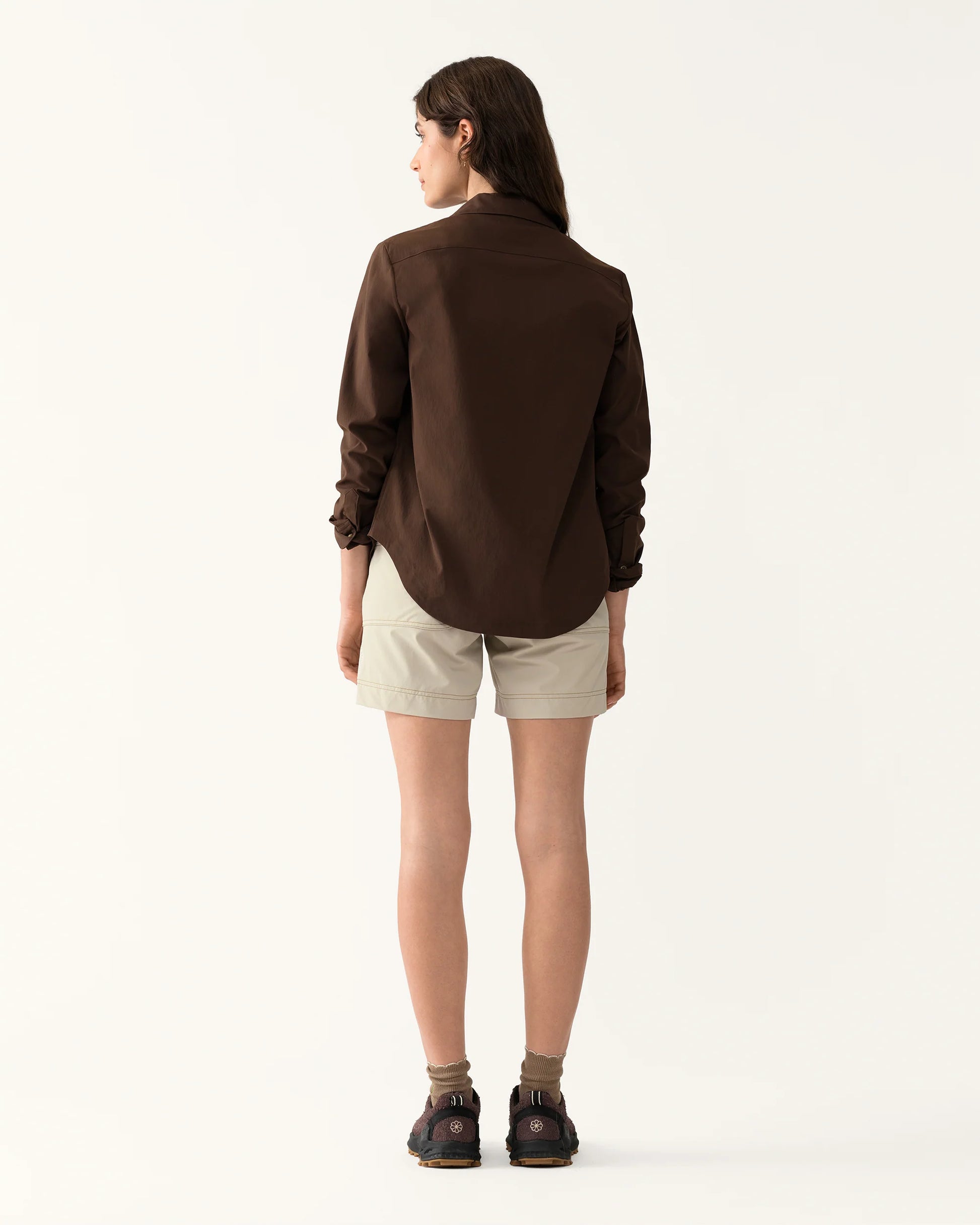 Trail Sun Shirt in Loamy back view
