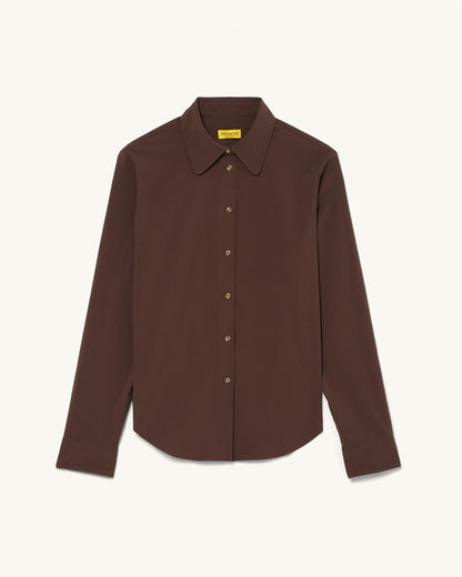 Trail Sun Shirt in Loamy front view