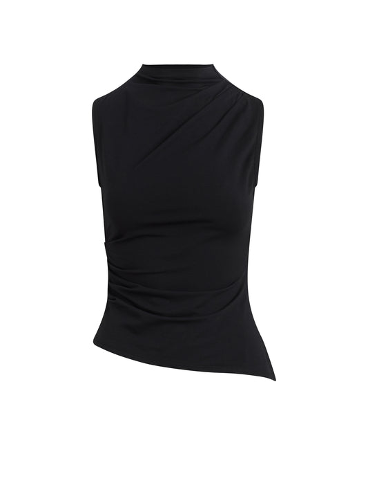 The Dove Draped Sleeveless Top